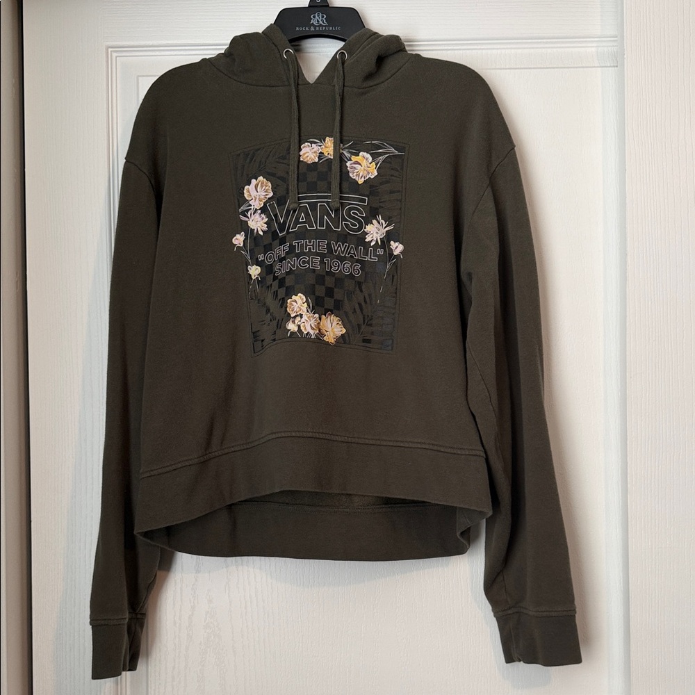 Vans Dark Olive Women's Hoodie SZ XL